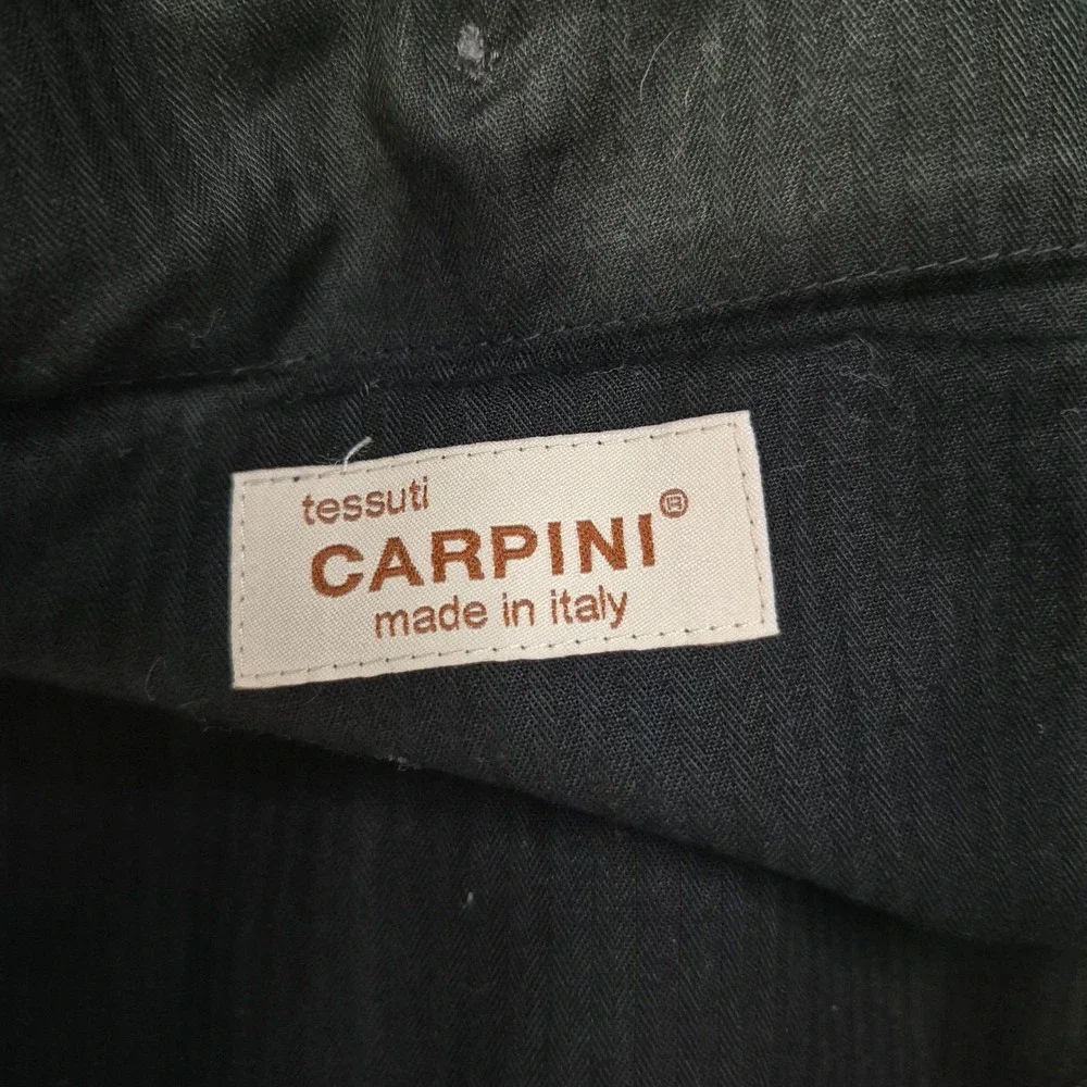 J.Crew Ludlow Slim Suit Men 34S 29x32 Classic Cotton Italian Fabric Navy Blue